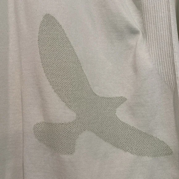 Oiselle Flyte Seamless Long Sleeve Top Thumbholes Medium Mint Running Wicking - Picture 6 of 8